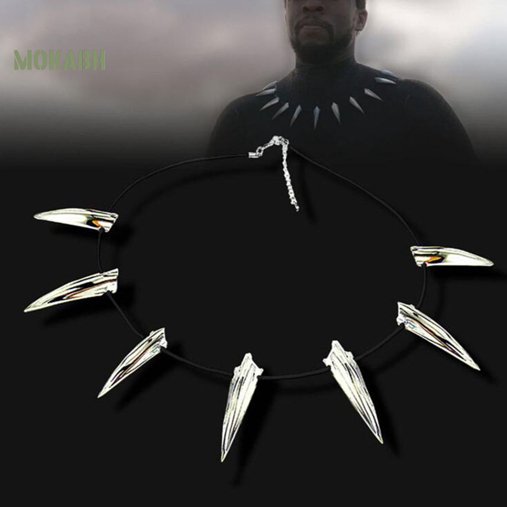 [Mok Abh] Vòng Cổ Dây Bện Mặt Hình Học Mạ Điện Có Thể Điều Chỉnh Phong Cách Punk Cho Nam