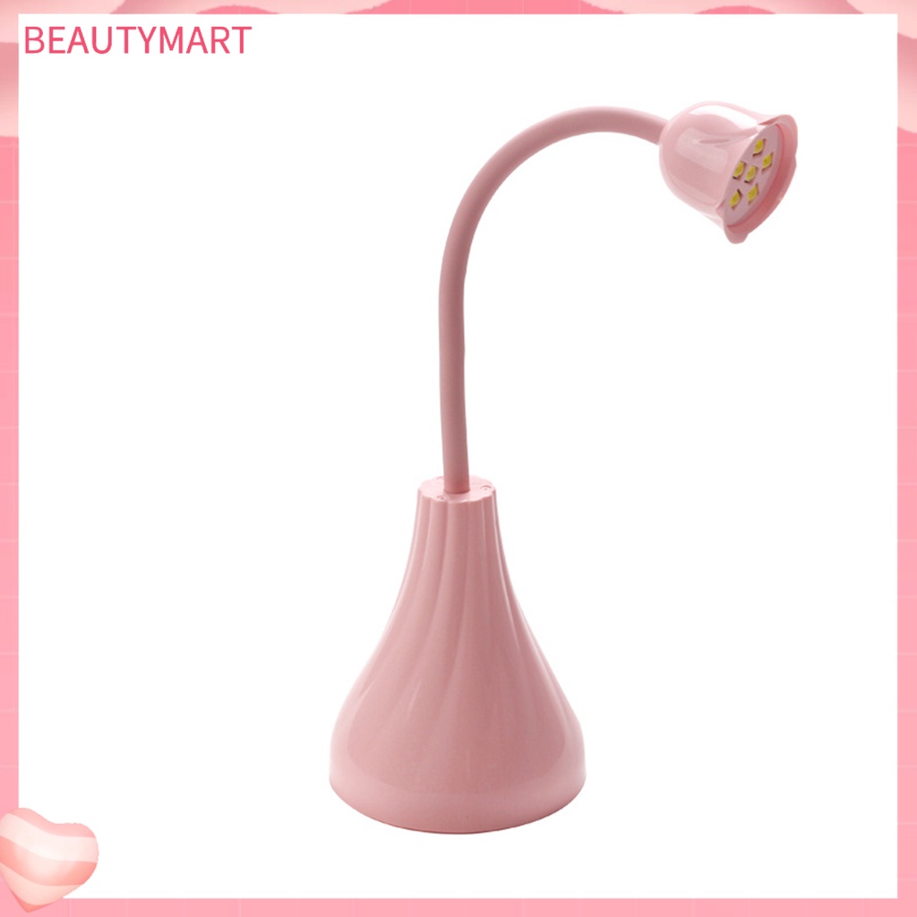 Đèn Sấy Khô Móng Tay Nhanh Chóng Nhẹ Nhàng Hình Lọ Hoa Mini Không Dây Cho Nữ
