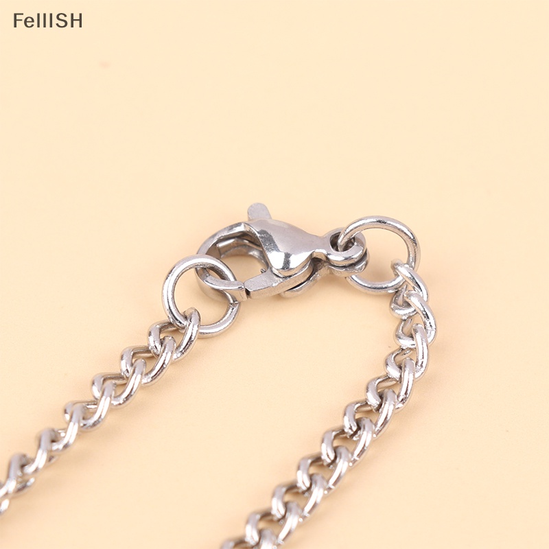 Vòng cổ Mặt Hình Mèo Bằng Thép Không Gỉ Phù Hợp Làm Quà Cho Ngày Của Valene 439br