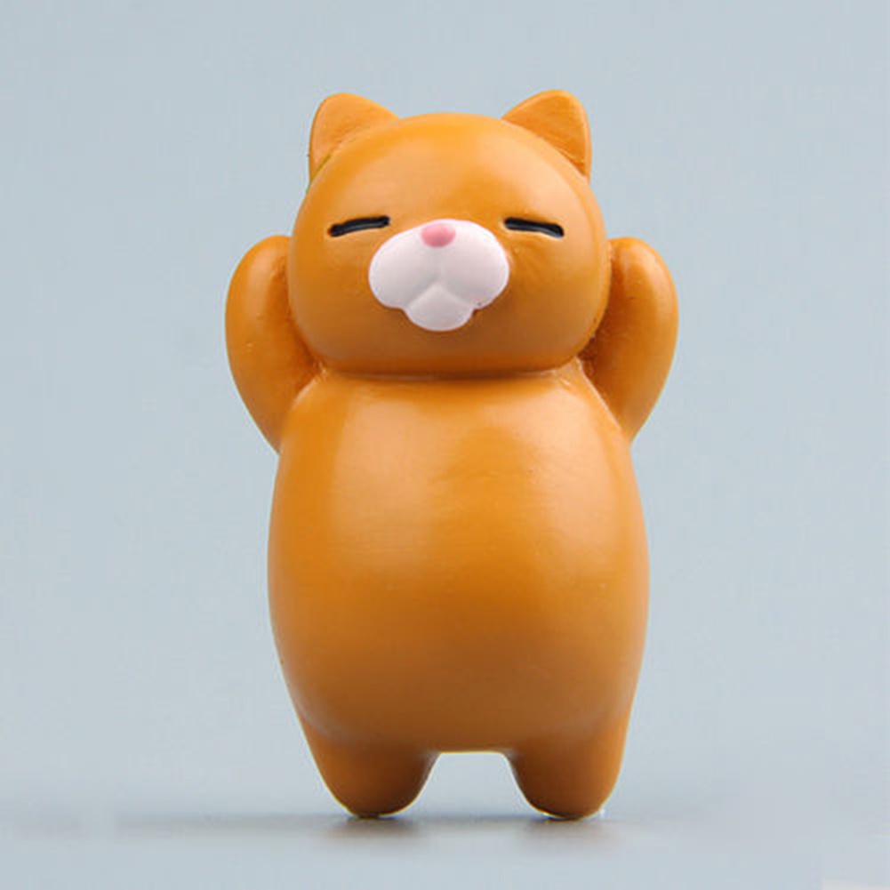 Miếng Dán Trang Trí Tủ Lạnh / Điện Thoại Hình Mèo Hoạt Hình 3D Vui Nhộn