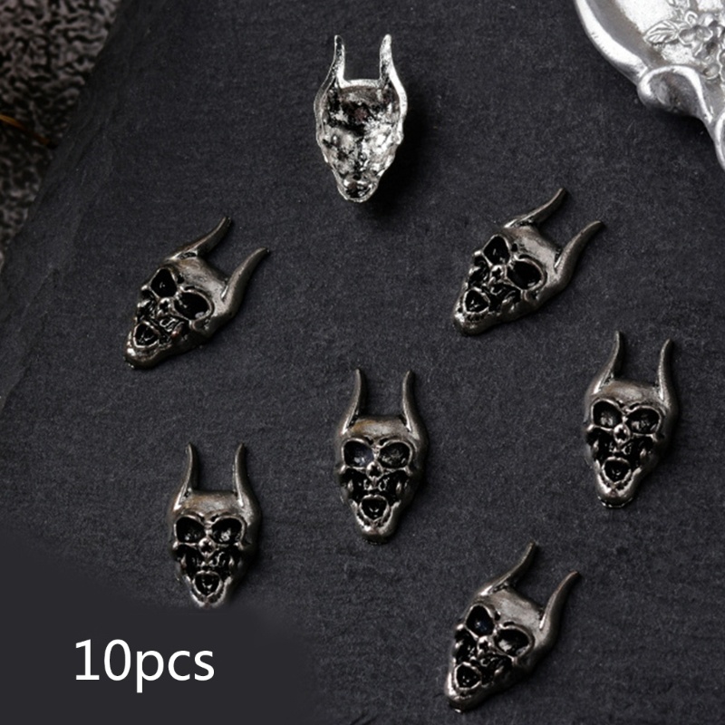 Set 10 Phụ Kiện Trang Trí Móng Tay 3d Phong Cách vintage charms