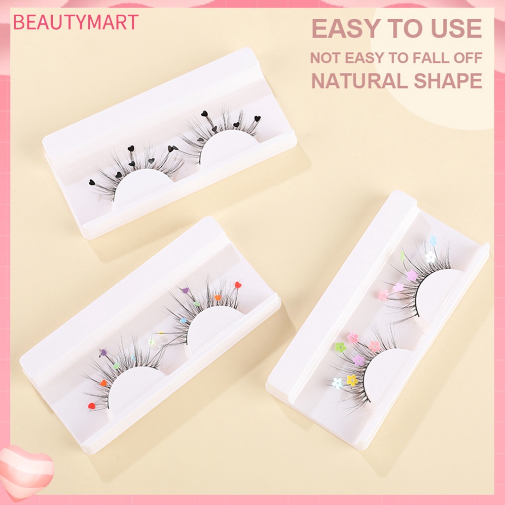 1 Cặp Lông Mi Giả 3D Bằng Sequin Tự Nhiên Có Thể Tái Sử Dụng