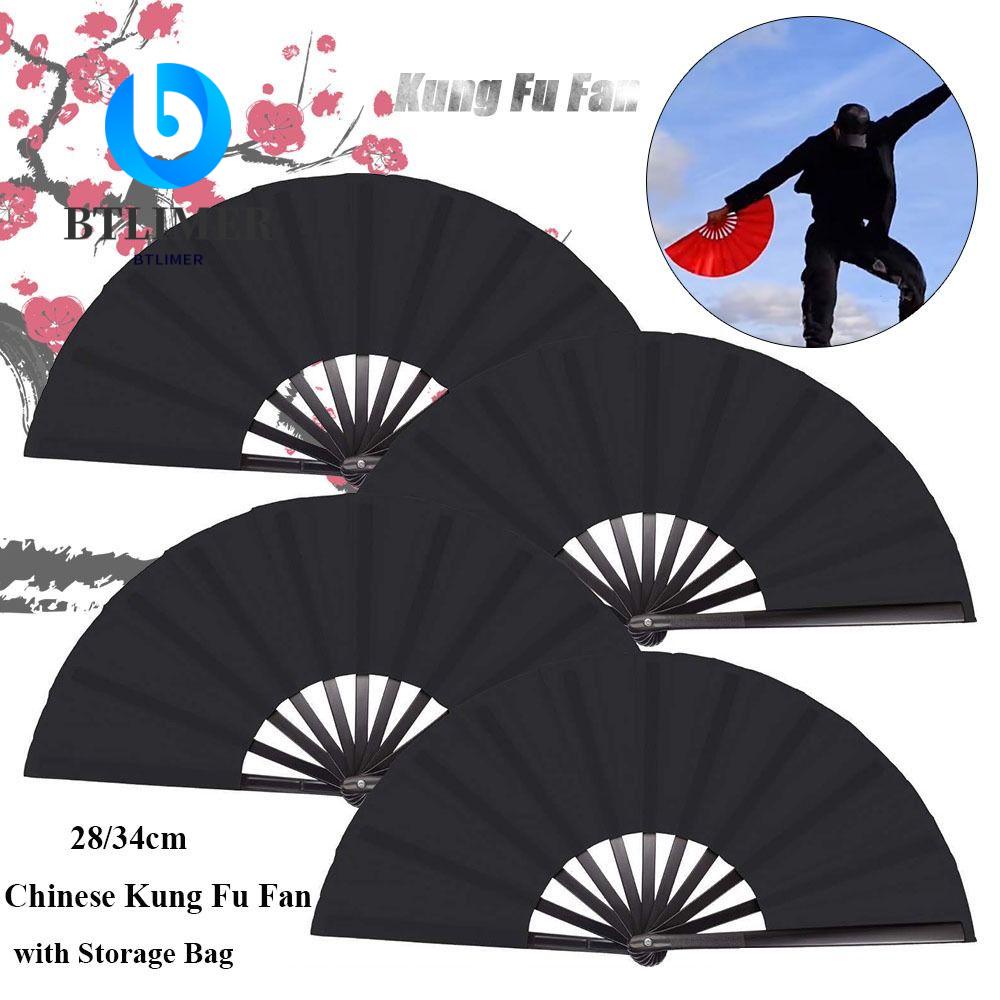 BTLIMER Quạt Xương Nhựa Cầm Tay Kiểu Trung Hoa Dùng Trang Trí Tiệc Cưới / Thái Cực Q