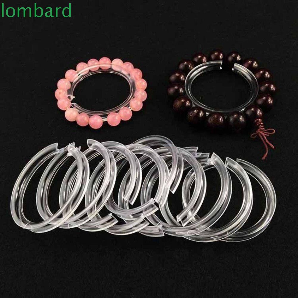 Set 10 Giá Đỡ Trưng Bày Vòng Đeo Tay Bằng Acrylic Trong Suốt Dạng Mở Sắp Xếp Gọn Gàng Cho Nữ