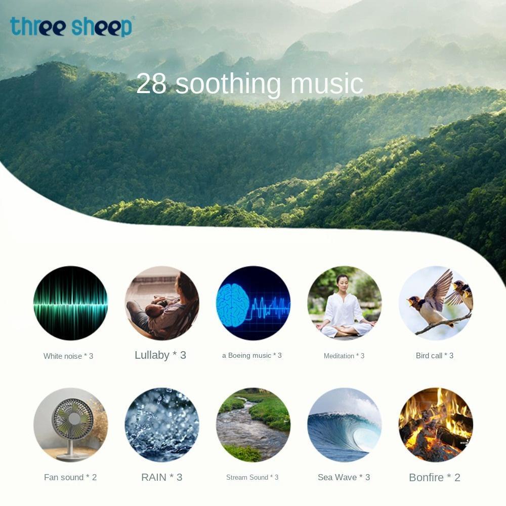 Bebetterm Đèn Ngủ Apparatus, Máy Tạo Tiếng Ồn Trắng Thời Gian Mới Nút Bấm Màu Xám Dùng Khi Ngủ Rơi