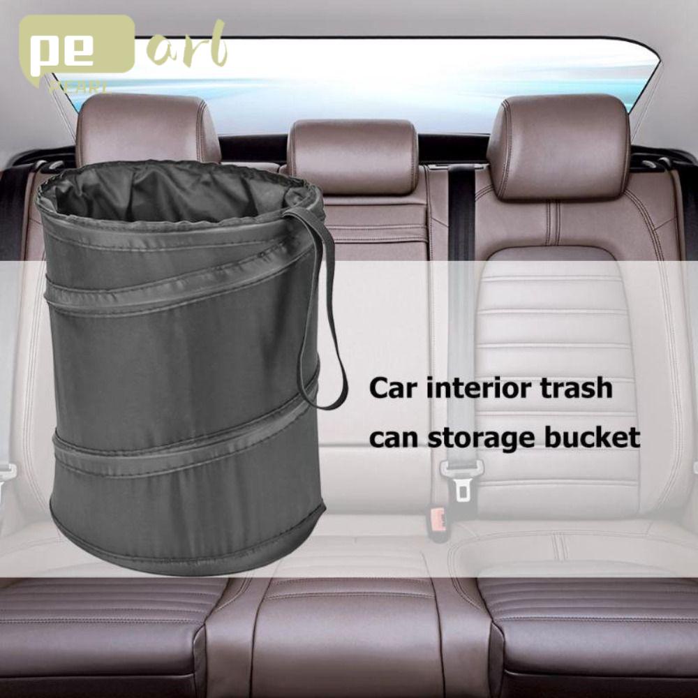 Pearlvn Túi Đựng Rác Dạng Gập Bằng Vải Oxford Nhỏ Gọn Thông Dụng Cho Xe Hơi