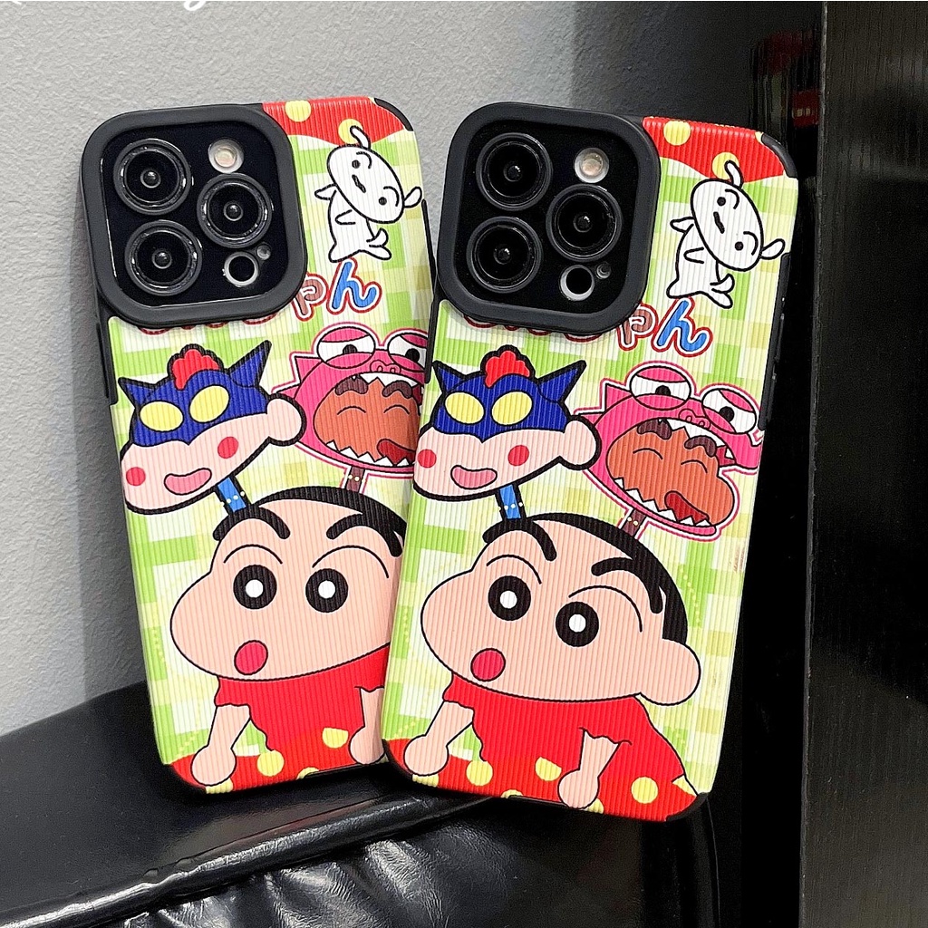 Ốp Điện Thoại Chống Sốc In Hình Cậu Bé Bút Chì Cho iPhone 11 Pro Max 12 13promax 14 XS XSMAX 7P 8P