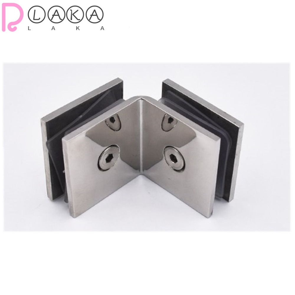 Kẹp Cao Su Cố Định Tấm Kính Hai Mặt Cố Định Bằng Thép Không Gỉ Cho Phòng Tắm