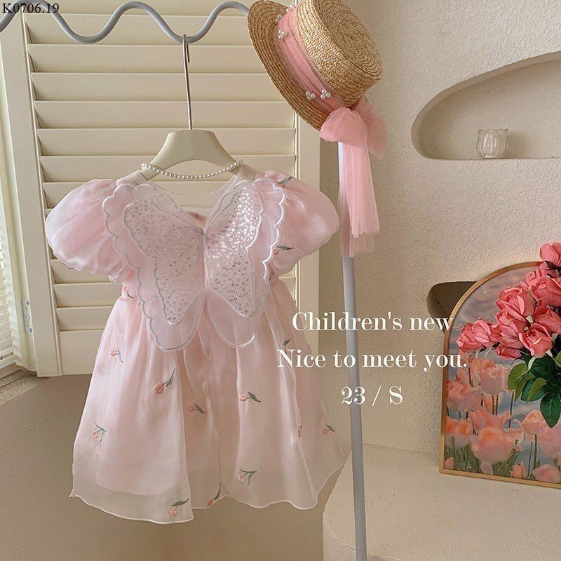 Váy voan tơ taffa cánh bướm