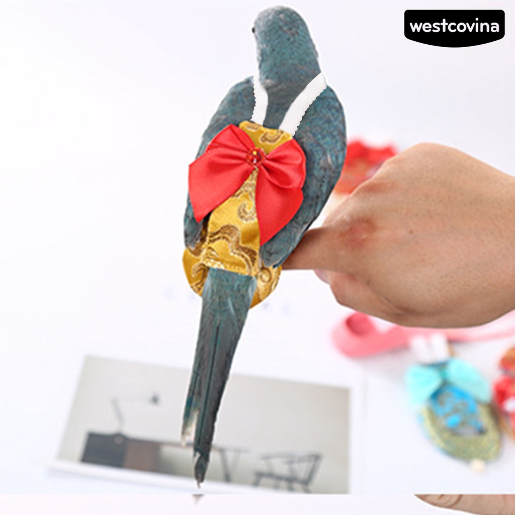 [COD]♞Tã Khăn Thắt Nơ Phong Cách Hanfu Cổ Điển Thời Trang Có Thể Điều Chỉnh Dành Cho Chim / Thú Cưng