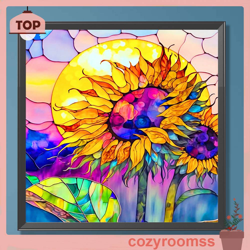 Bộ Tranh Đính Đá 5D Họa Tiết Độc Đáo DIY Dùng Trang Trí Nhà Cửa