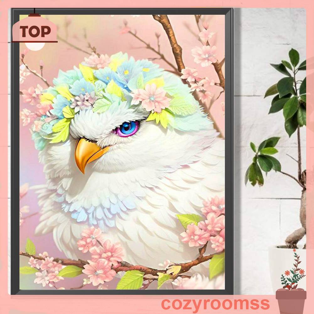 Tranh Đính Đá Kim Cương Toàn Bộ 5D DIY Hình Vẽ Chim