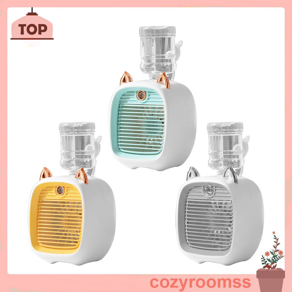 Quạt Điều Hòa Để Bàn 3 Tốc Độ Mini 1200mAh Có Thể Điều Chỉnh