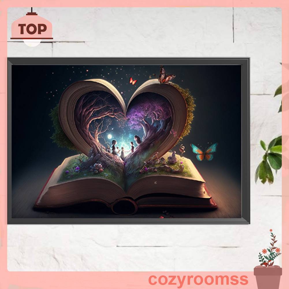 Tranh Đính Đá Kim Cương Toàn Bộ 5D DIY Hình Vẽ Cây