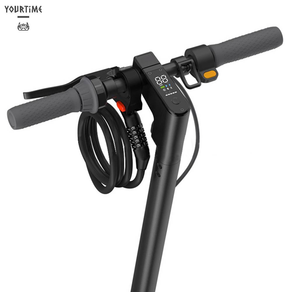 Bộ Ổ Khóa Và Dây Thép Cho Xe Scooter M365 / Pro2 / Ninebot ES2 / F30