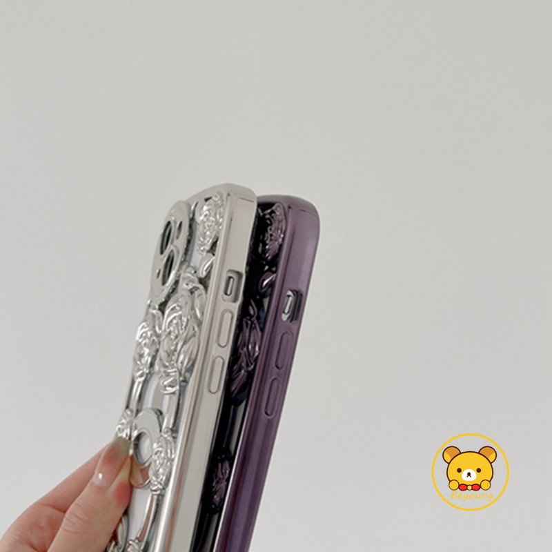 Ốp Điện Thoại TPU Mềm Chống Sốc Họa Tiết Hoa Thời Trang Cho iPhone 14 Plus 14 Pro Max 13 12 11 Pro Max