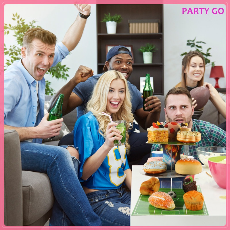 Giá Đỡ Trưng Bày Bánh Cupcake Hình Quả Bóng Rổ / Bóng Đá Bằng Giấy Kraft