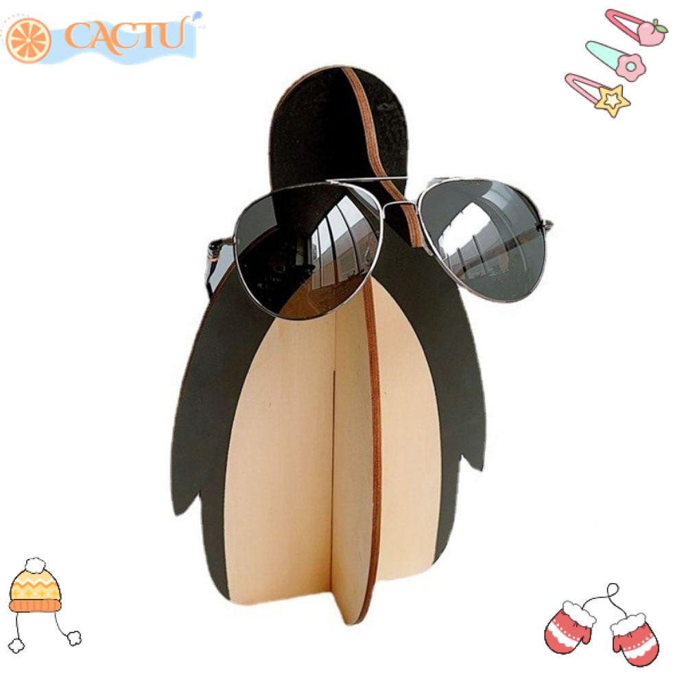 CACTU Giá Trưng Bày Mắt Kính Hình Chim Cánh Cụt Sáng Tạo