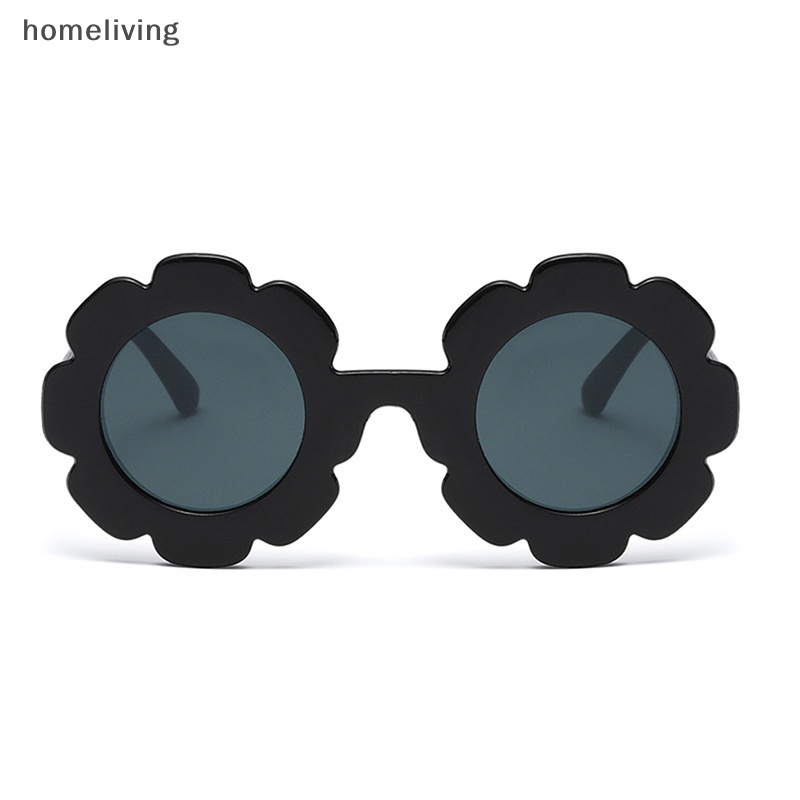 Kính Mát Tròn Chống Tia UV400 Hình Hoa Hướng Dương Dễ Thương Cho Bé