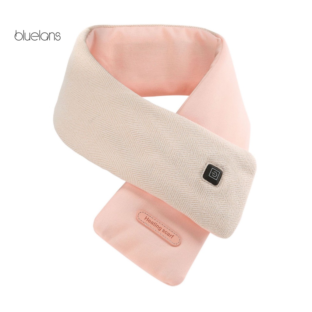 Bluelans Khăn Choàng Cổ / Vai 3 Cấp Độ Bằng Điện Sạc USB Chống Gió Mềm Mại Giữ Ấm Giảm Đau Nhanh Có Thể Giặt Được Dùng Hàng Ngày