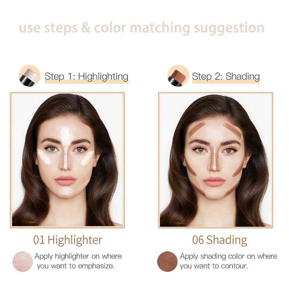 FUTURE Thỏi Kem Bắt Sáng Và Tạo Khối 10 Màu Tùy Chọn Chống Thấm Nước Lâu Trôi Dành Cho Nữ