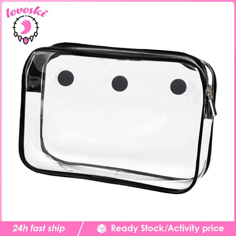 Túi Đựng Mỹ Phẩm Lovoski Màu Trong Suốt Tiện Dụng Mang Theo Du Lịch