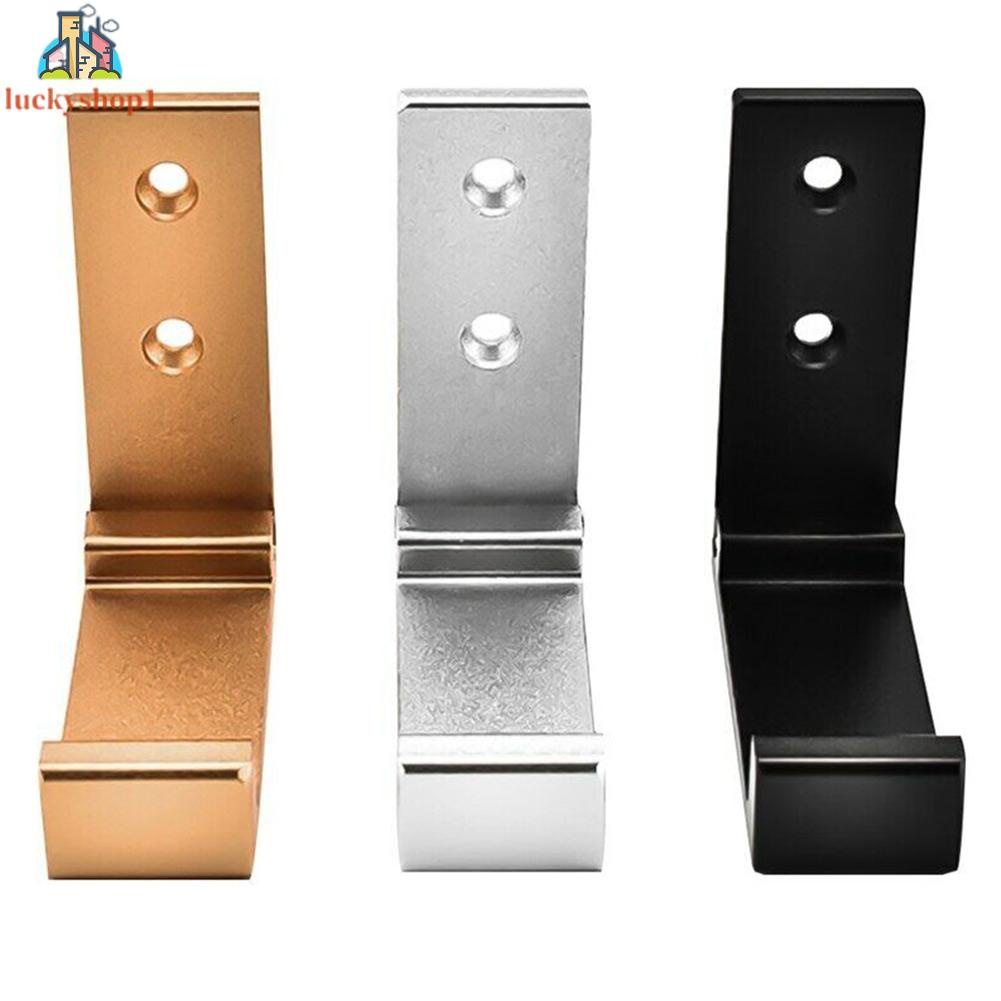 1 Móc Treo Đồ Bằng Hợp Kim Nhôm Màu Đen / Bạc / Vàng Chất Lượng Cao