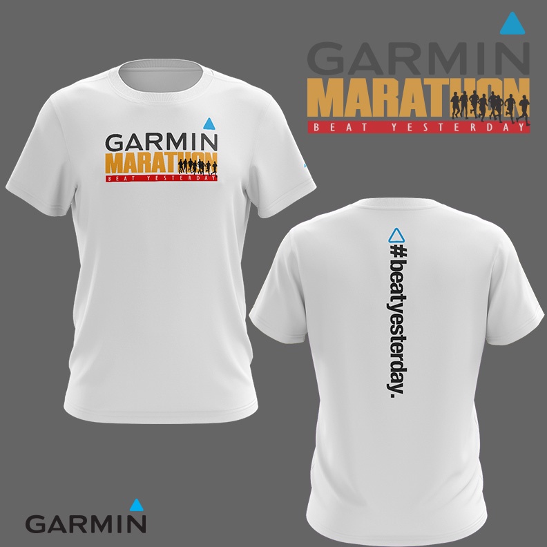 Áo Thun Chạy Bộ Ngoài Trời GARMIN MARATHON