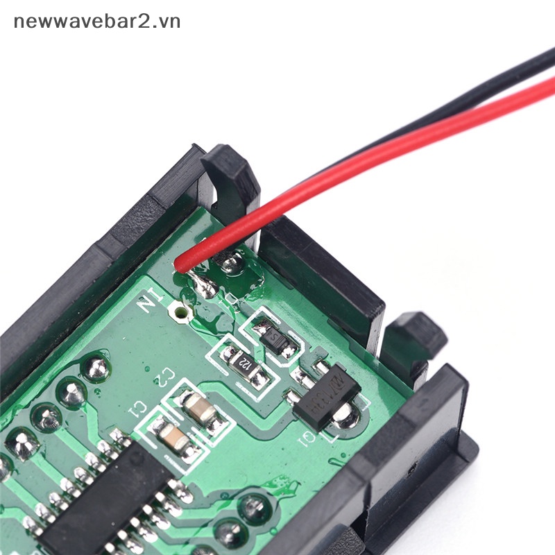 Kiểm tra vôn kếini mới kiểm tra điện áp igital kiểm tra điện áp tự động 0-30 ô tô màu đỏ