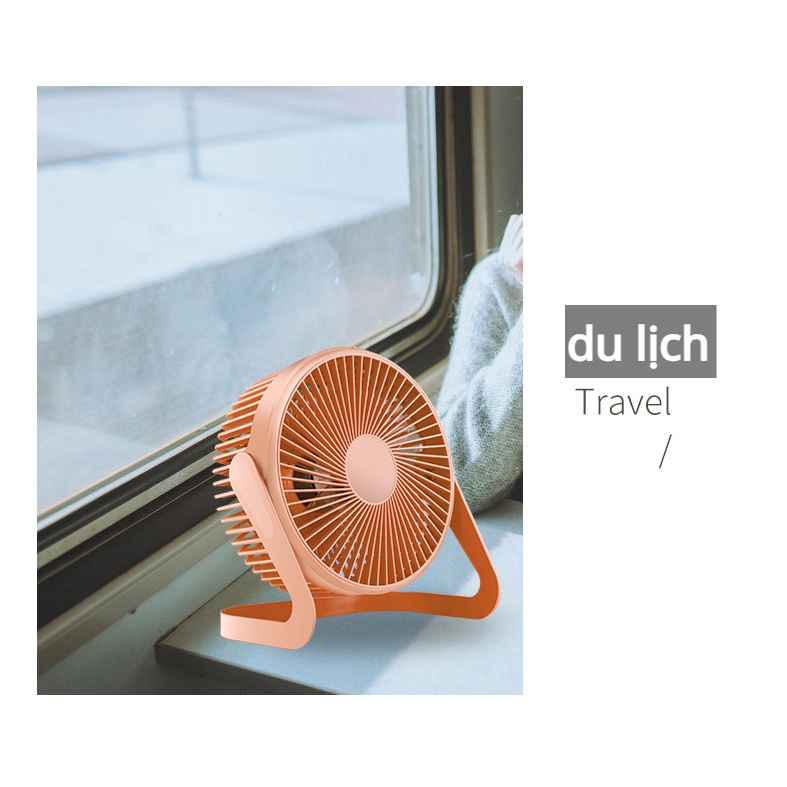 ⚡️Ready stock⚡️Quạt usb mini kích thước 5 inch giảm âm lượng, quạt bàn nhỏ, quạt bàn văn phòng