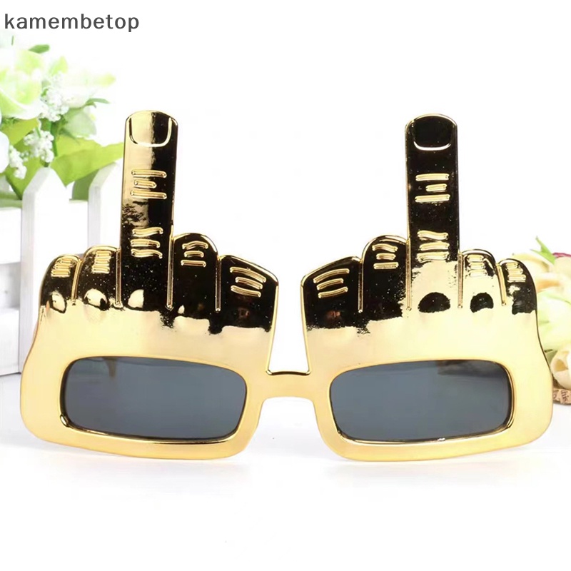 Mắt Kính Hình Ngón Giữa Vui Nhộn Sáng Tạo Dùng Trang Trí Tiệc