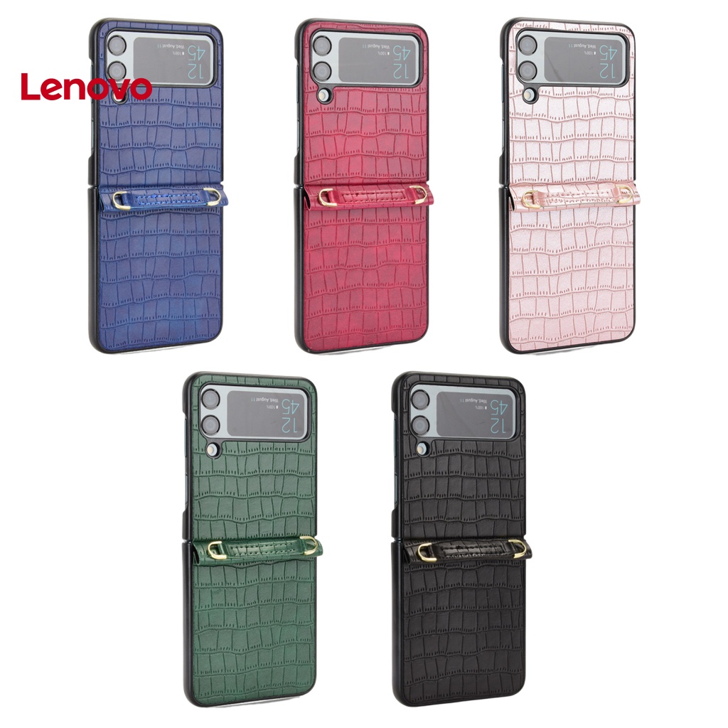 1 Bộ Ốp Điện Thoại Nắp Gập Bản Lề Họa Tiết Hoa Hướng Dương Kèm Dây Đeo Cho Samsung Galaxy Z Flip 4