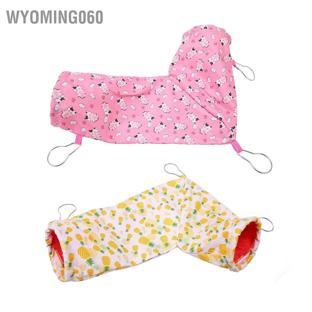 Wyoming060 Đường hầm góc chuột Guinea Pig Polyester Dễ sửa chữa mềm mại dễ thương cho thú cưng nhỏ