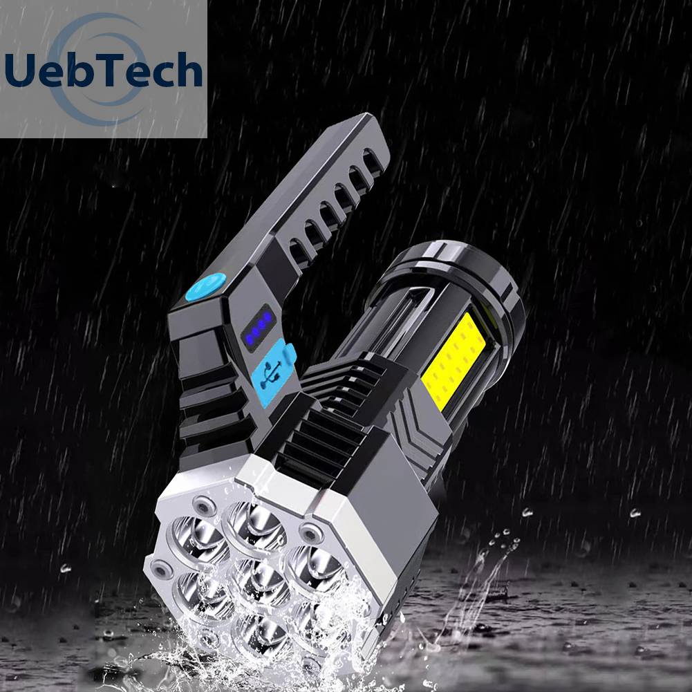 Đèn Pin Chống Nước IPX4 1200mAh Công Suất Cao Dùng Cho Cắm Trại