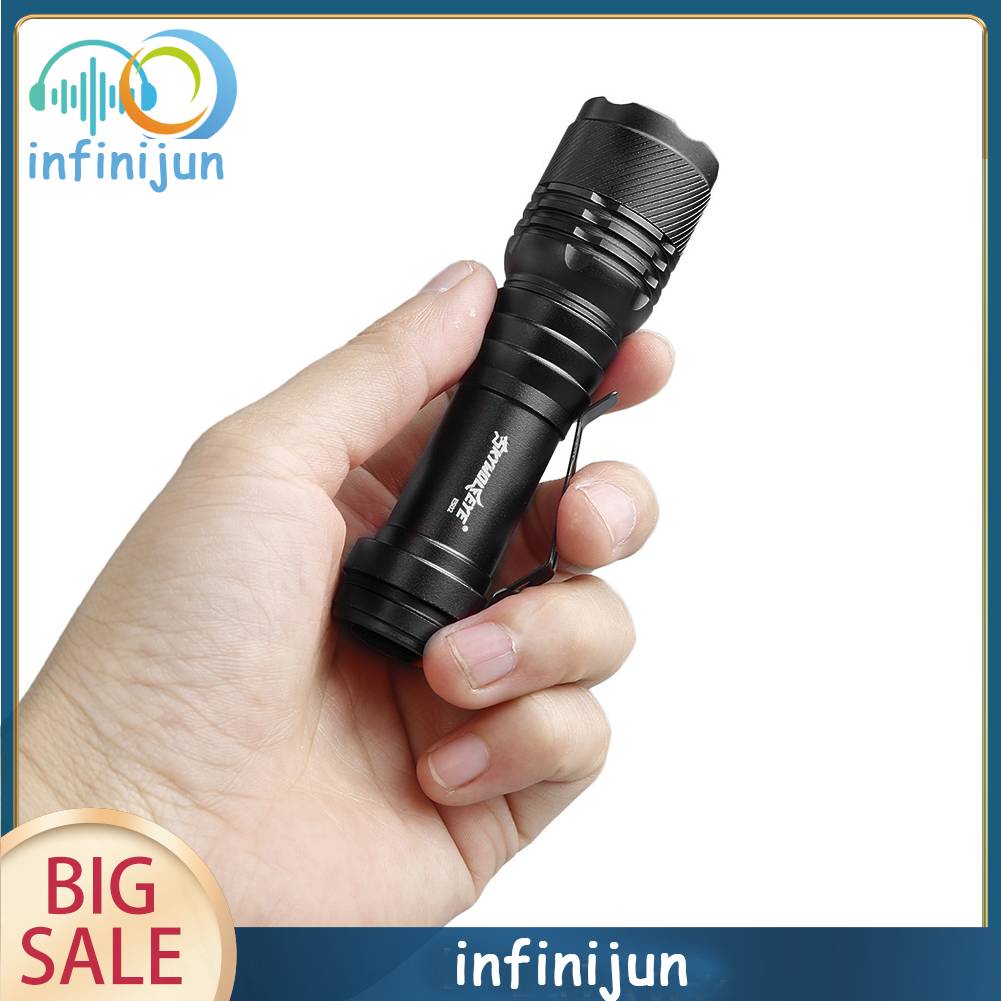 Đèn Pin LED Mini Cầm Tay 3 Chế Độ Siêu Sáng