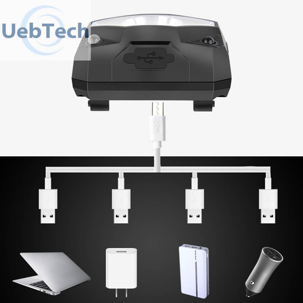 Đèn Pin Đội Đầu Siêu Sáng 1000mAh XPG + COB