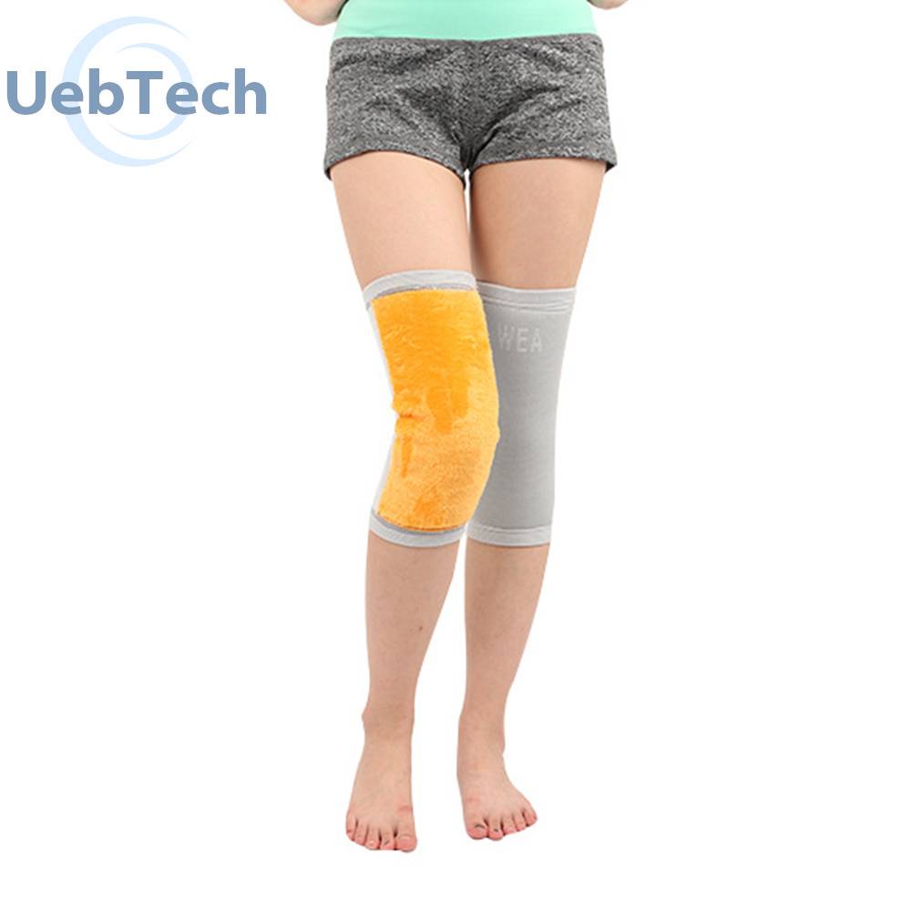 Đệm Bảo Vệ Đầu Gối Bằng Lông Cừu Dày Dặn Co Giãn Hỗ Trợ Trượt Tuyết / Đạp Xe