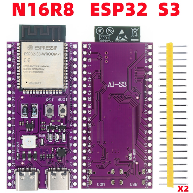 GPIO Breakout Board Voor ESP32 S3 - Compatibel Met WROOM1 En DevKitC 1