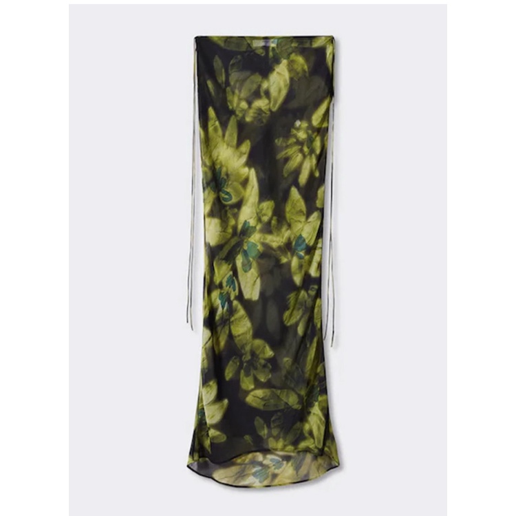 Áo Sơ Mi Zara 23 Phong Cách Pháp Eo Hẹp + Chân Váy Eo Cao Dáng Ôm Thời Trang Mùa Hè