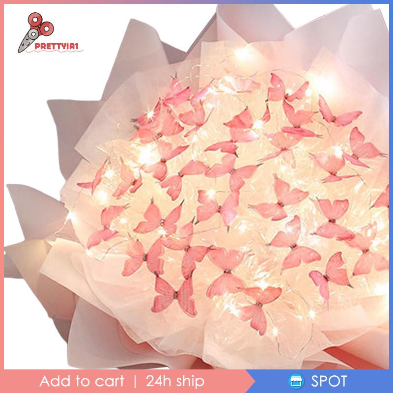 Túi Đựng Quà Họa Tiết Bươm Bướm / Hoa Xinh Xắn DIY