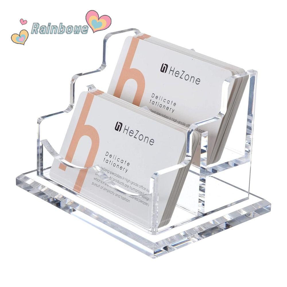 Kẹp Ảnh Bằng Acrylic Trong Suốt Màu Cầu Vồng Tiện Dụng Cho Văn Phòng