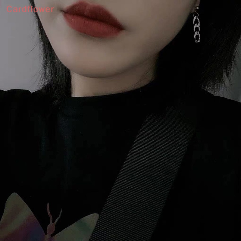 Khuyên Tai Chuỗi Xích Màu Bạc Thời Trang Punk Mới Cho Nữ