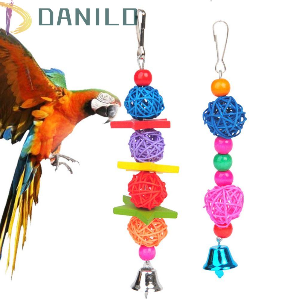 DANILO Bóng Cắn Đồ Chơi Trọng Lượng Nhẹ Cho Vẹt Cưng Đứng