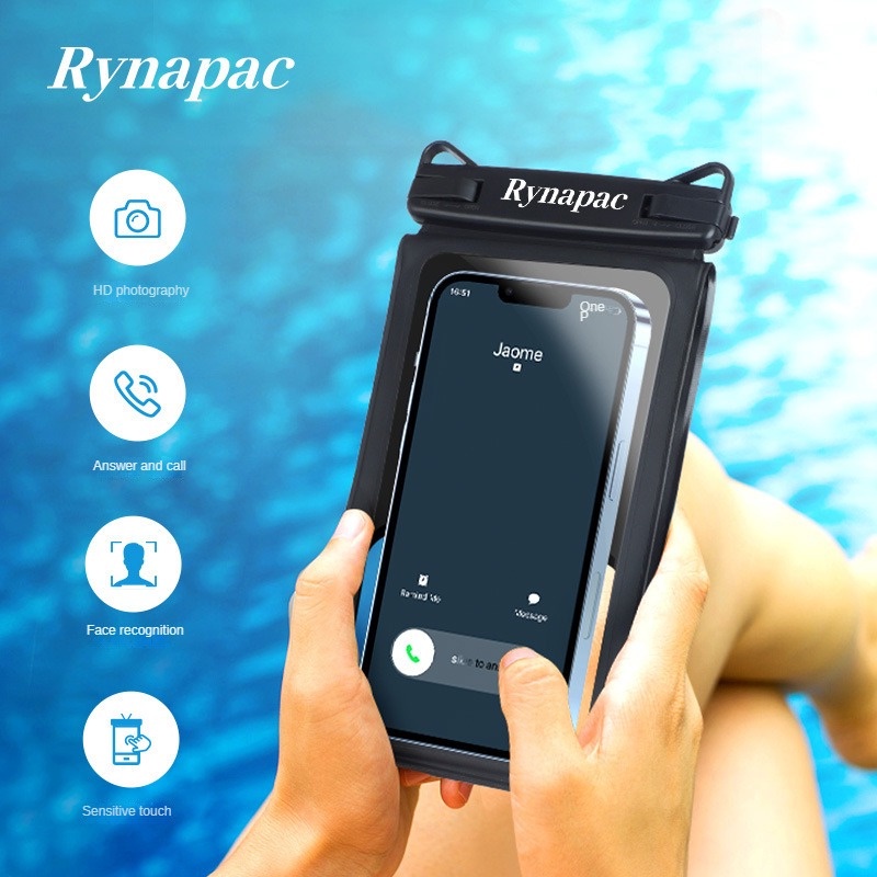 Túi Đựng Điện Thoại Di Động Bằng Nhựa Trong Suốt Chống Nước Có Thể Chạm Màn Hình Cảm Ứng