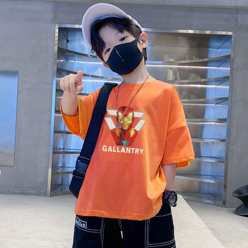 Yidanl Mới Áo Thun 100% Cotton Tay Ngắn Unisex Cho Bé