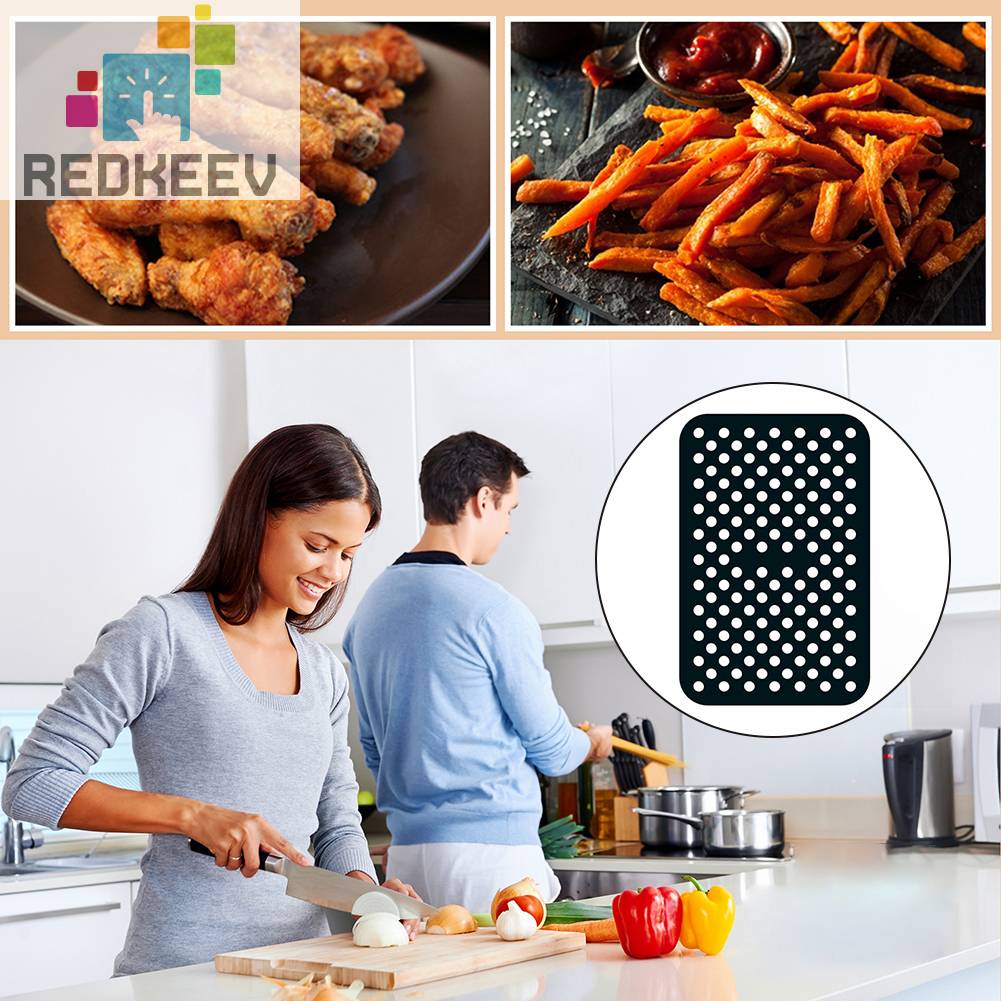 Thảm Silicone Chịu Nhiệt 8 inch Dùng Cho Nồi Hấp Không Dầu