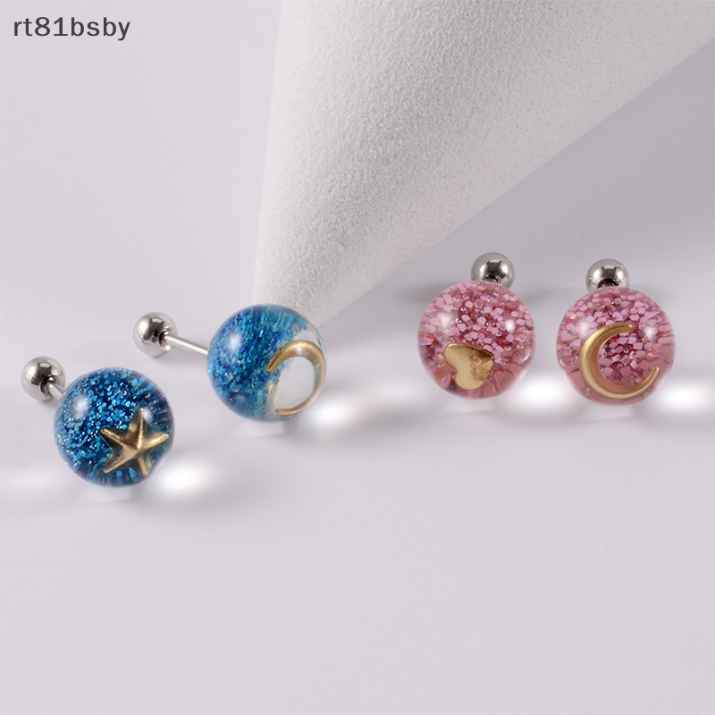 1 Khuyên Tai Dạng Xoắn Ốc Hình Bướm Gấu Thời Trang Cho Nữ