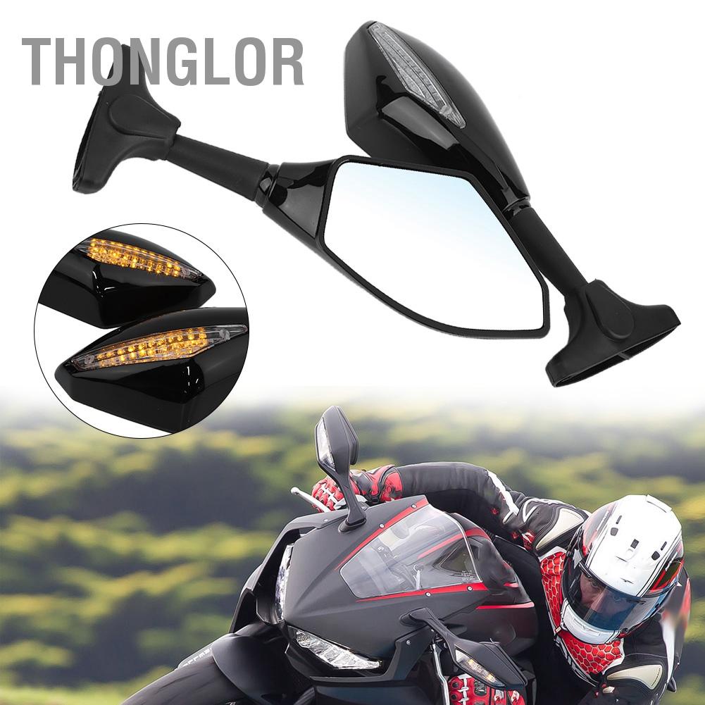 Thonglor Gương Chiếu Hậu Xe Máy Bên Có Đèn LED Báo Rẽ Phù Hợp Cho Honda CBR1000  ride 2 u