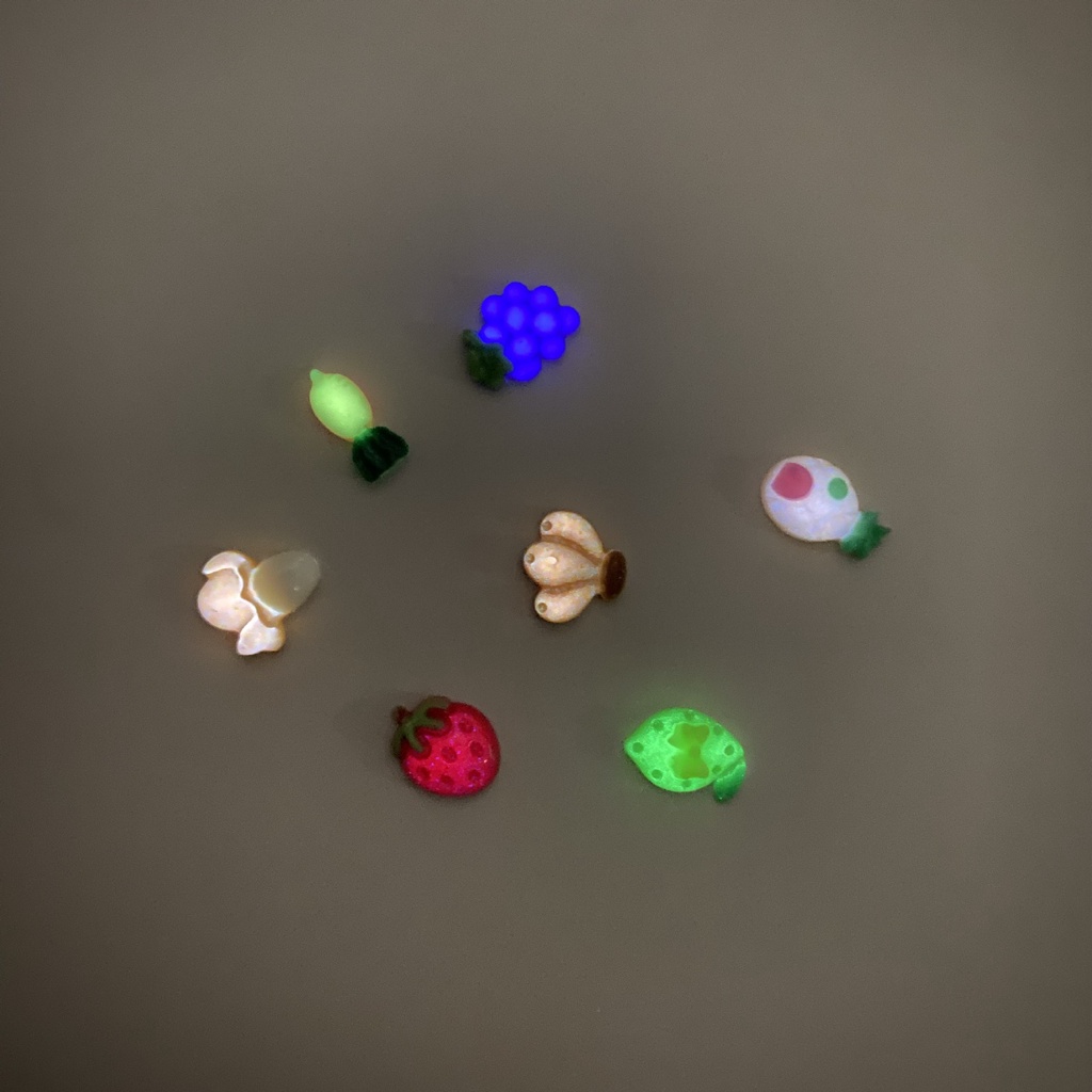 Charm Thú Hoạt Hình Hàn Quốc 2023 Phát Sáng Siêu Đáng Yêu | Trang Trí Móng Tay