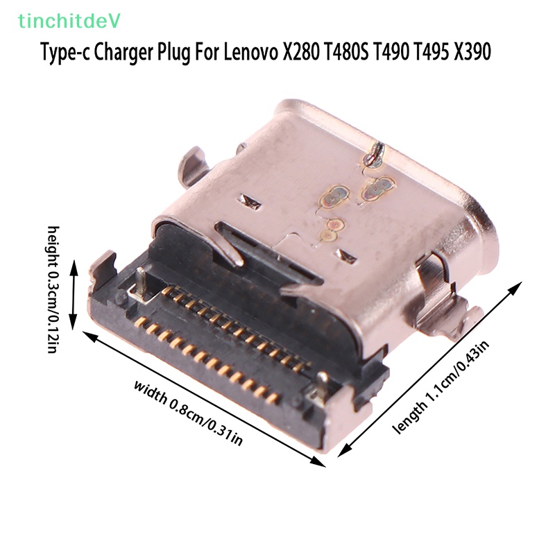 1 Cổng Sạc USB Type-c Cho X280 T480S T490 T495 X390
